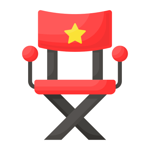 silla de director icono gratis