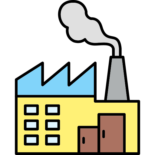 Factory Generic Thin Outline Color icon