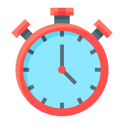 Red, clock, hour, realtime, time, timer, watch icon - Download on Iconfinder