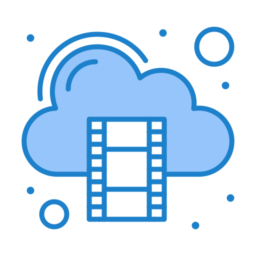 Movie Generic Blue icon