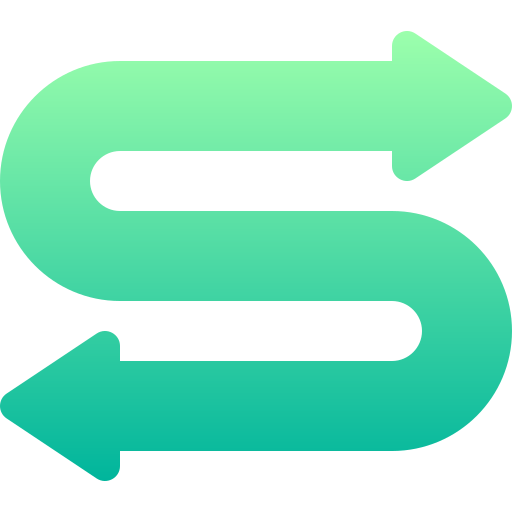 Zig zag free icon