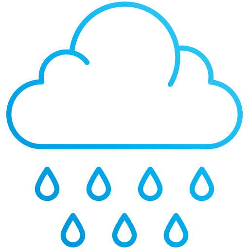lloviendo icono gratis