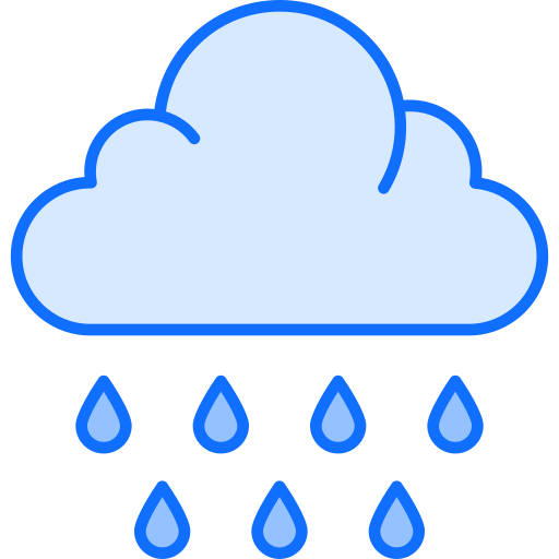 Raining Generic Blue icon