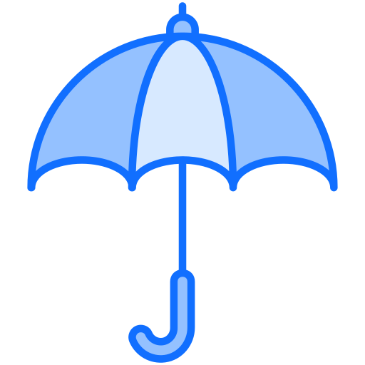 Umbrella Generic Blue icon