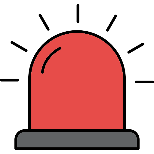 Siren Generic Thin Outline Color icon