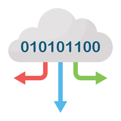 computación en la nube icono gratis