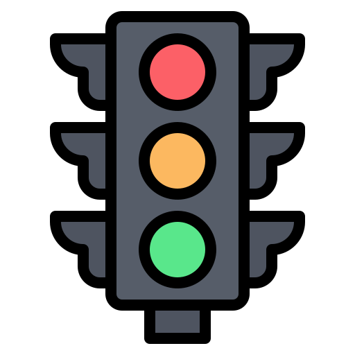 Traffic light Generic Outline Color icon