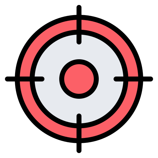 Target Generic Outline Color icon