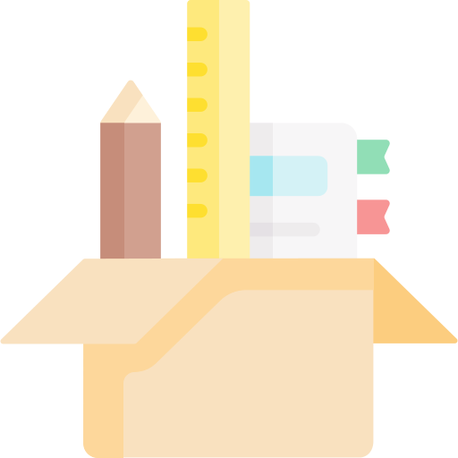 Школьный материал бесплатно иконка Школьный материал бесплатно иконка