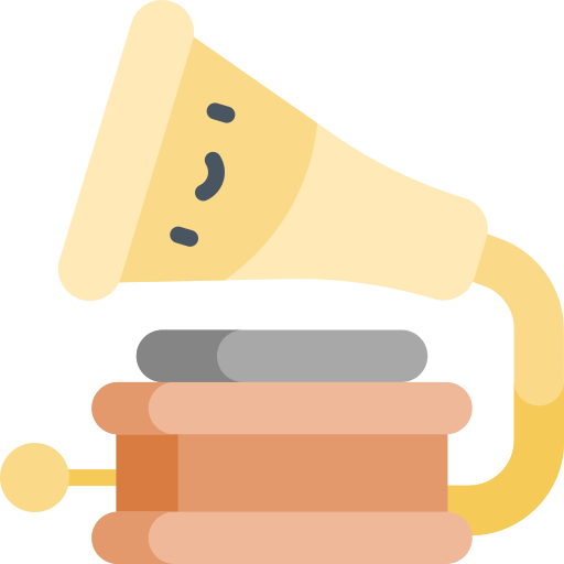 gramófono icono gratis