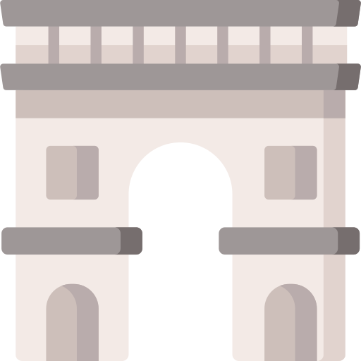 arco del triunfo icono gratis