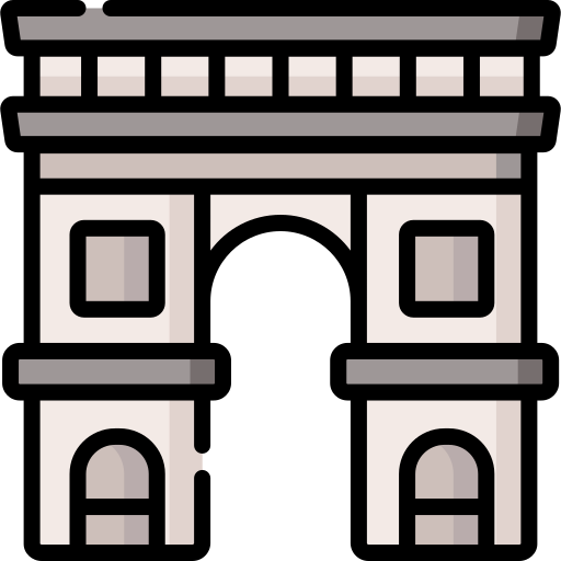 arco del triunfo icono gratis