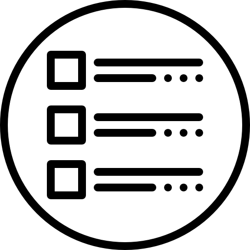 liste Icône gratuit