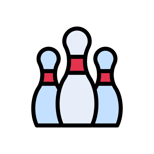 Bowling pins free icon Bowling pins free icon