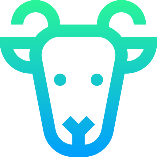 Goat Super Basic Straight Gradient icon