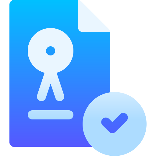 certificación icono gratis