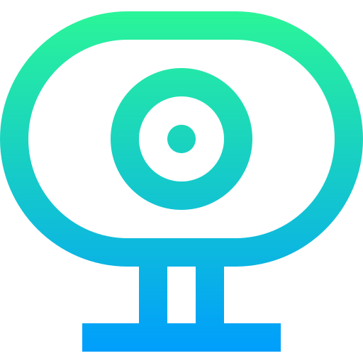 cámara web icono gratis