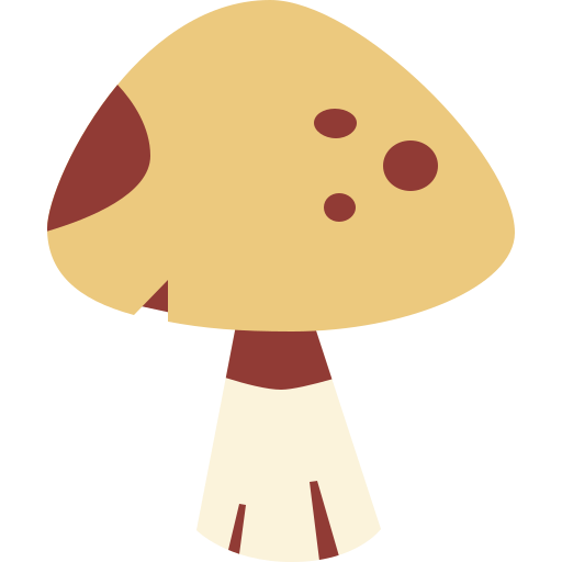 Mushroom Cartoon Flat icon