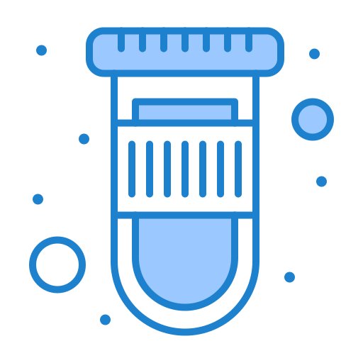 Blood Test Generic Blue Icon