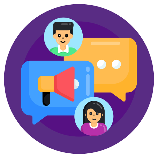 marketing social Icône gratuit