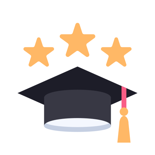 sombrero de graduado icono gratis