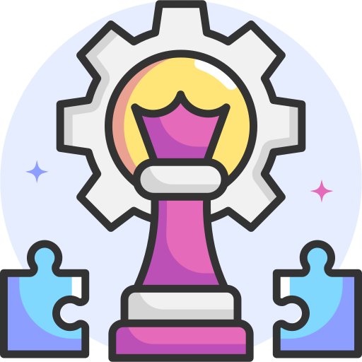 estrategia de negocios icono gratis