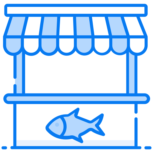 pescadería icono gratis