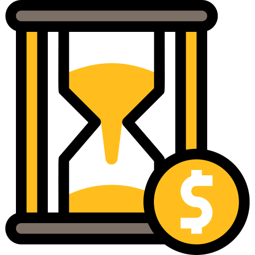 reloj de arena icono gratis