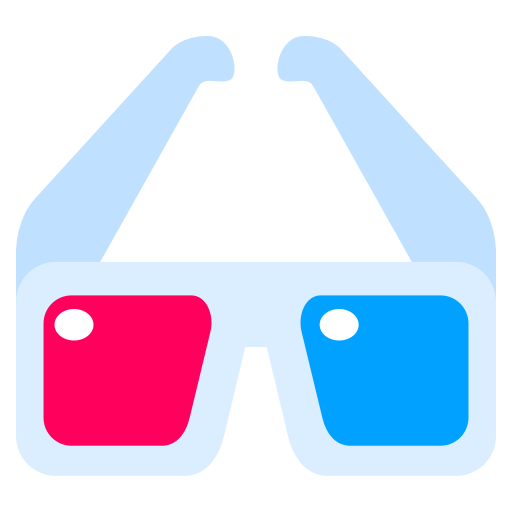 gafas 3d icono gratis