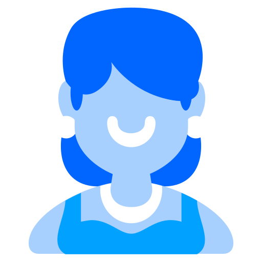 Actress Generic Blue icon