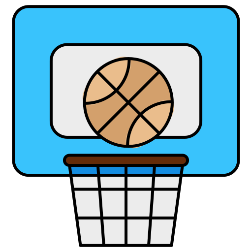 Basketball icon Generic Thin Outline Color