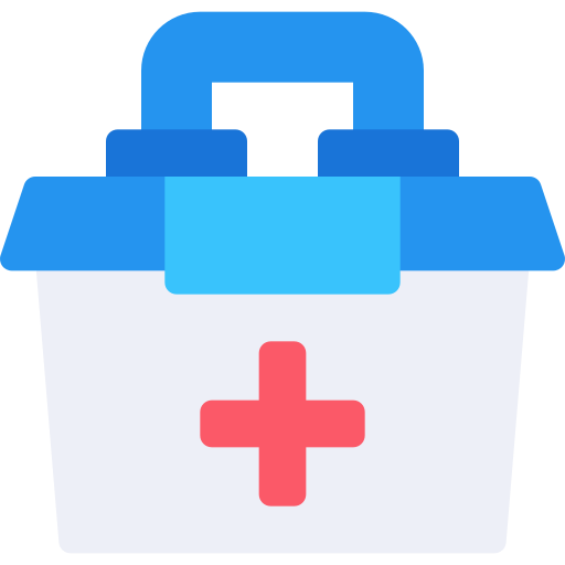 caja médica icono gratis