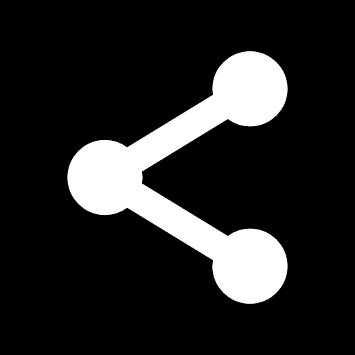 Símbolo de nós de vetor quadrado ícone 3d