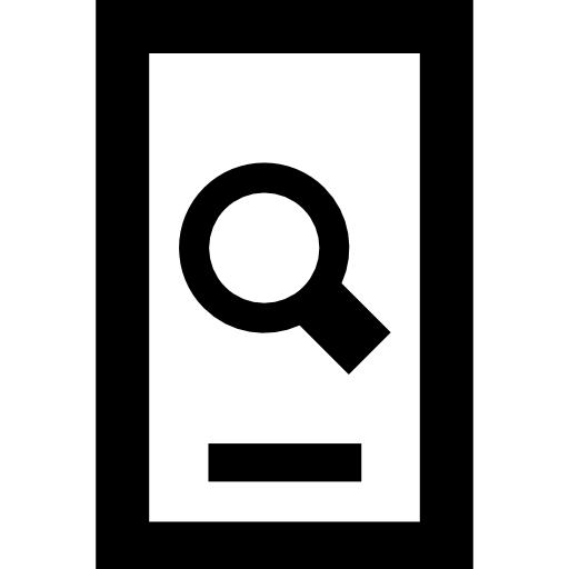 buscar por teléfono icono gratis