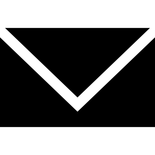 email icon black and white png