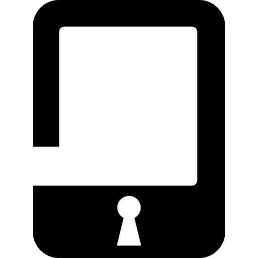 bloqueo de teléfono icono gratis