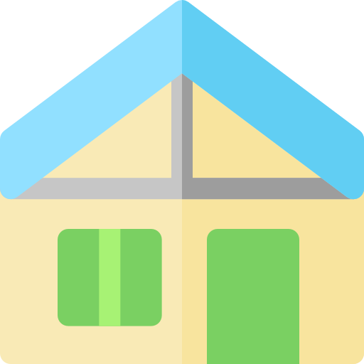 Bungalow - Free Buildings Icons