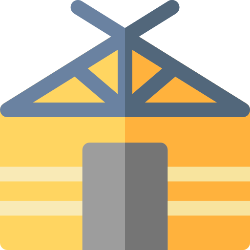 bungalow icono gratis