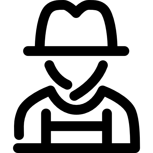 granjero icono gratis