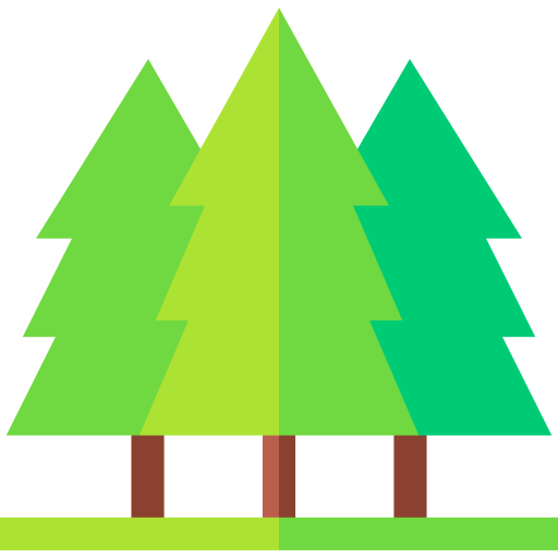 Forest Basic Straight Flat icon