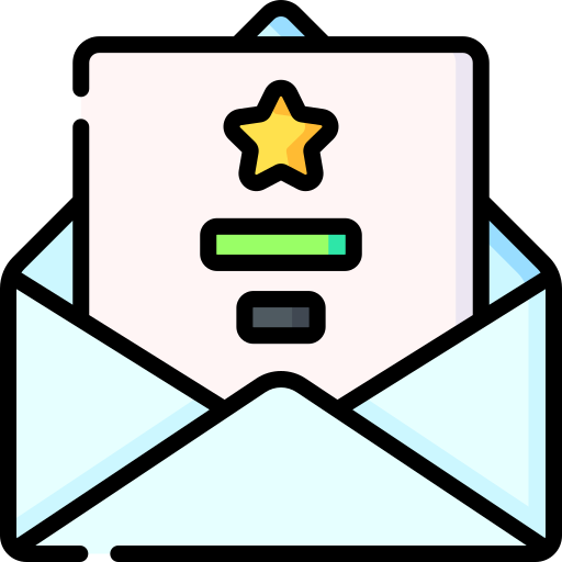 편지 무료 아이콘