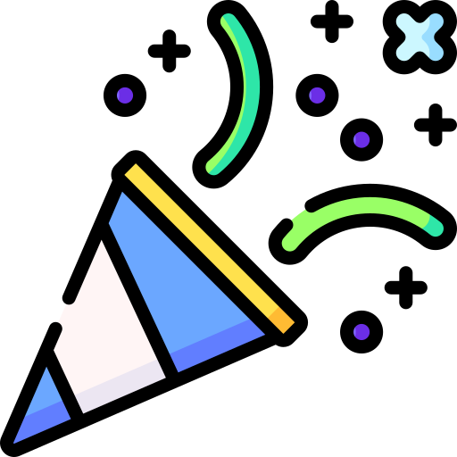 Confetti free icon Confetti free icon