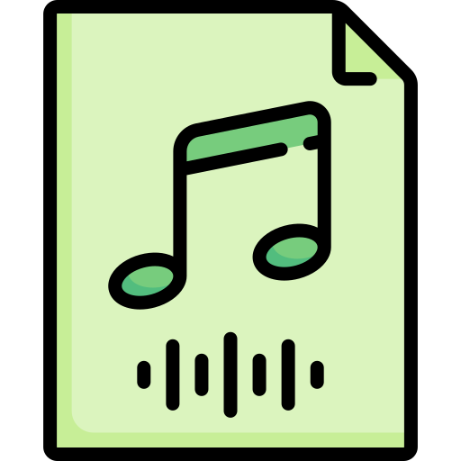 archivo de música icono gratis