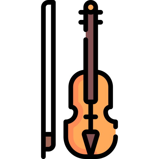 violín icono gratis