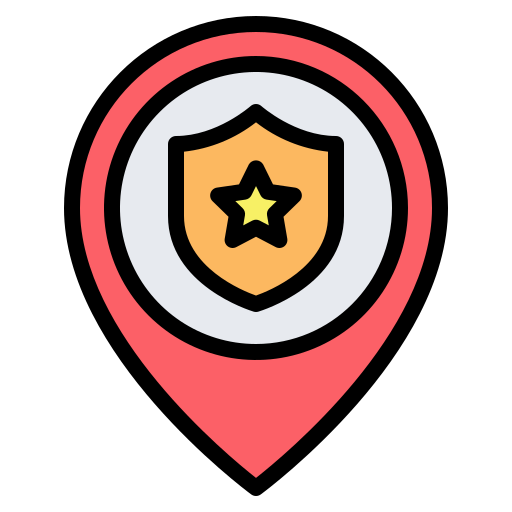 estación de policía icono gratis