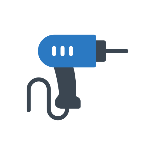 taladro de mano icono gratis