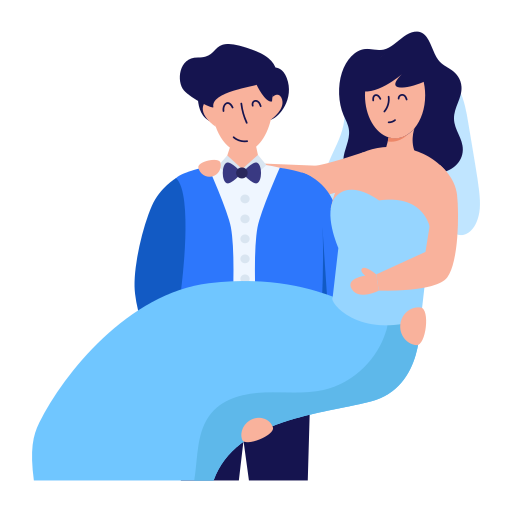 Wedding couple Generic Flat icon