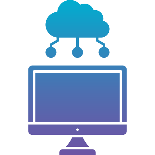 computación en la nube icono gratis