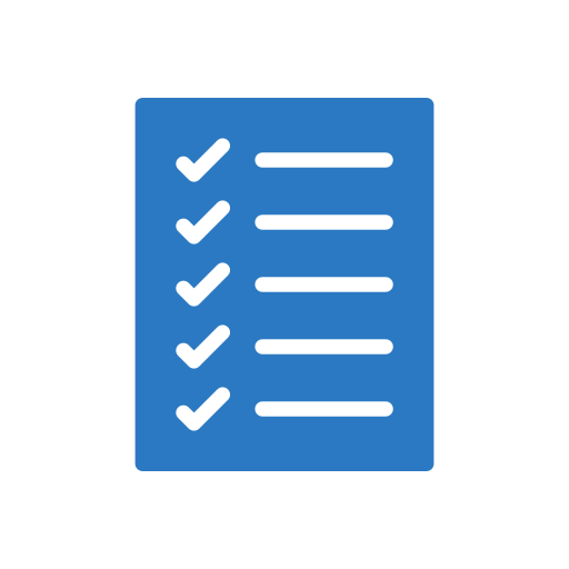 Task list Generic Blue icon