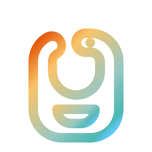 Детский нагрудник бесплатно иконка